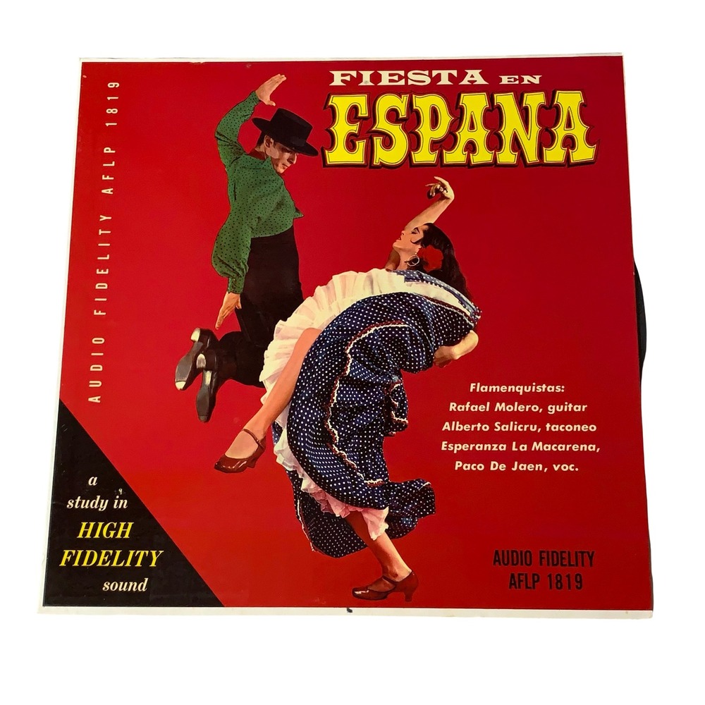 Audio Fidelity Fiesta en Espana Vinyl LP AFLP 1819 Rafael Molero Flamenco Music